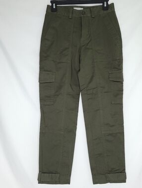 OUTERKNOWN Women's Olive Green Minimalist Cargo Pants Size 0 (NWT)